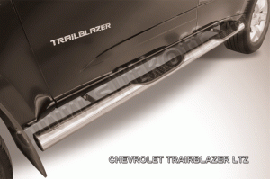 CHEVROLET Trailblazer 2013-Пороги d76 с проступями
